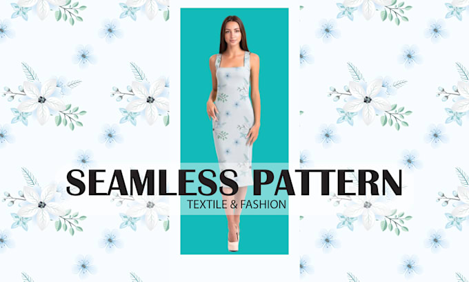 Gig Preview - Design seamless pattern, textile prints, floral patterns