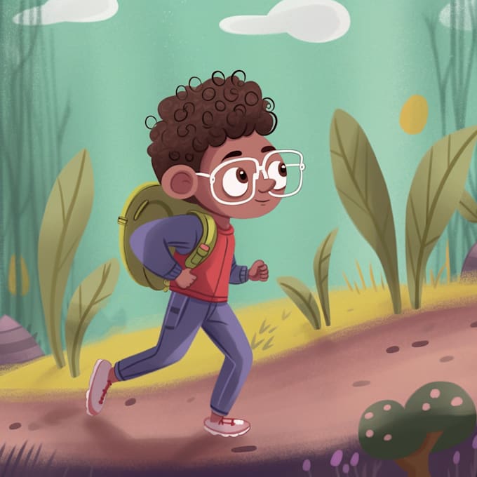 Gig Preview - Design professional book illustrations for your children book