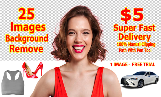 Gig Preview - Bulk image background removal and photo editing in photoshop