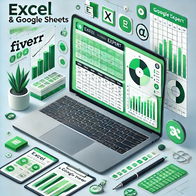 Gig Preview - Perform data entry, data visualization, data analysis on excel