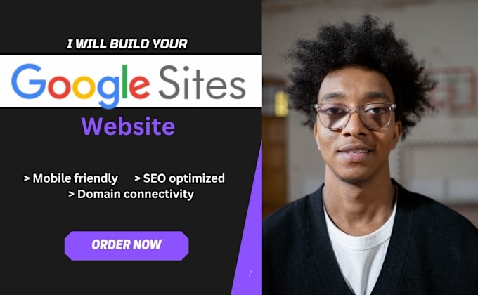 Gig Preview - Design google sites website, landing page, simple website, connect domain