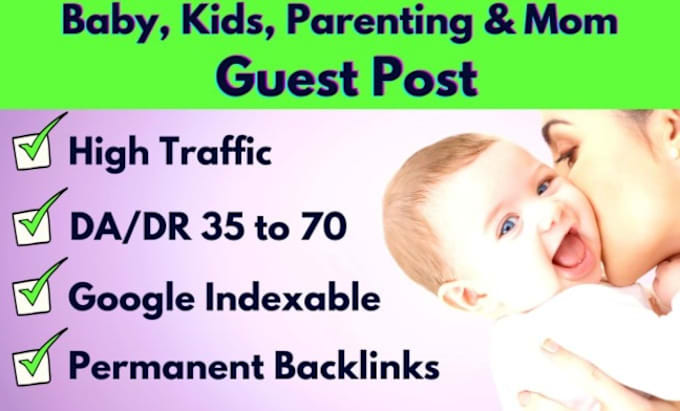 Bestseller - write and guest post on HQ mommy baby blog da50