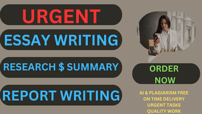 Bestseller - do urgent research,essay,proposal,summary and report writing