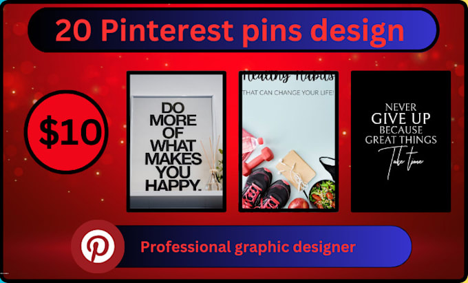 Gig Preview - Create eye catching and pinterest pin design to skyrocket your traffic