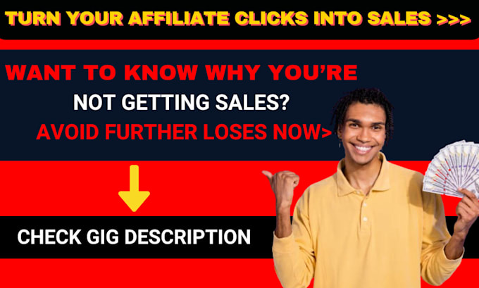 Gig Preview - Increase affiliate products sales, create affiliate sales funnel, landing page