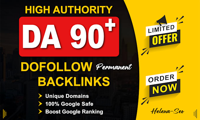 Gig Preview - Provide high authority da 90 plus SEO dofollow backlinks