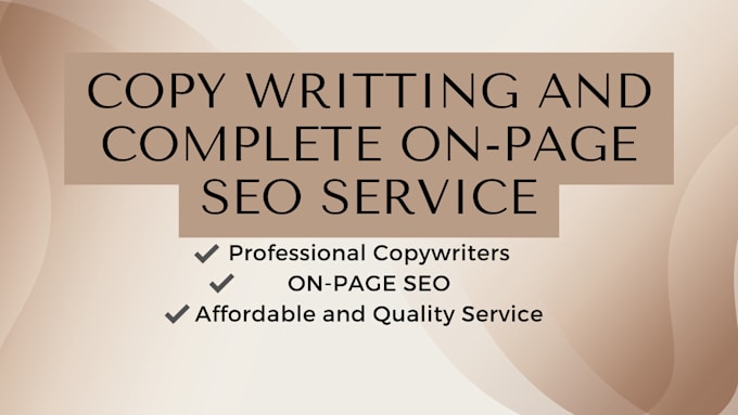 Gig Preview - Copywriting with ai enhanced SEO to increase traffic