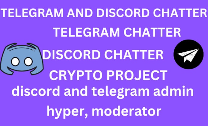 Gig Preview - Be your telegram chatter, web3 hyper, discord chatter, crypto memecoin chatter,