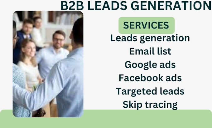 Gig Preview - Generate b2b leads and find emails to build a prospect list