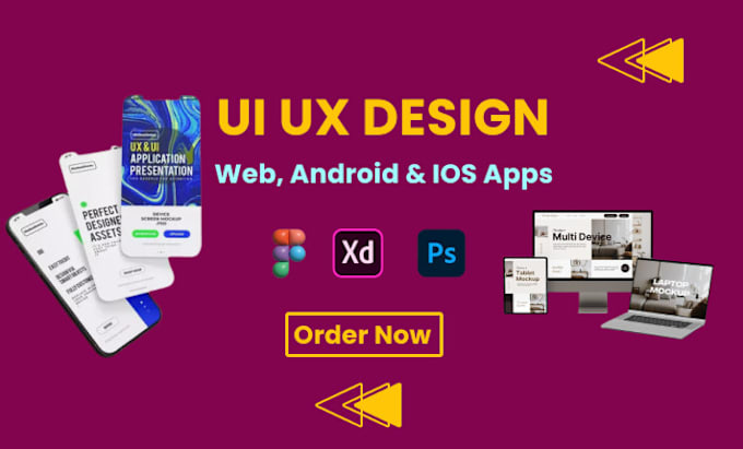 Gig Preview - Do figma website design, website ui ux, app ui ux design, ui ux designer