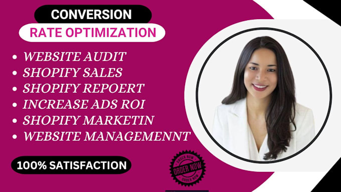 Gig Preview - Increase  your conversion rate with cro optimization audit, website marketing