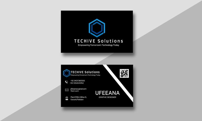 Gig Preview - Create professional minimalist business card design and stationary