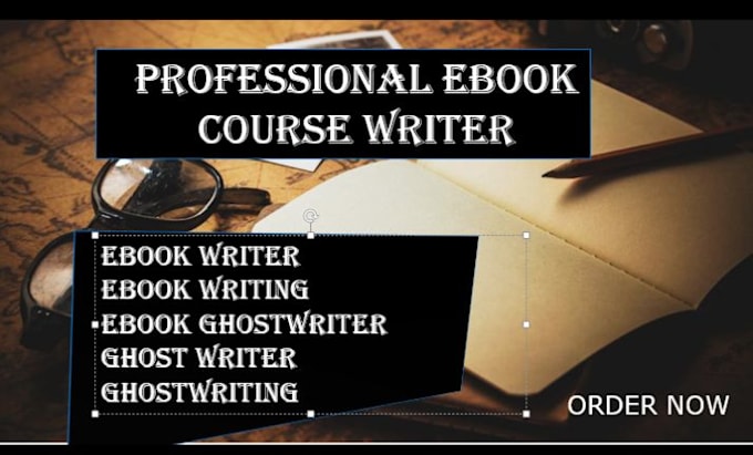 Gig Preview - Ghostwrite ebook amazon kdp ebook writer ghostwriter book publishing