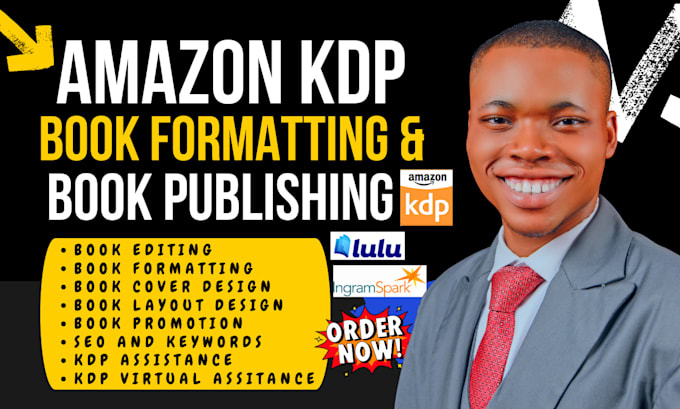 Gig Preview - Do amazon kdp book formatting and amazon kdp book publishing