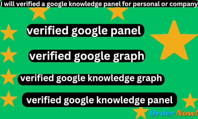 Gig Preview - Verified a google knowledge panel for personal or company