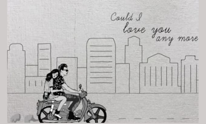 Gig Preview - Custom hand drawn illustrations and hand drawn animations for your lyrics video