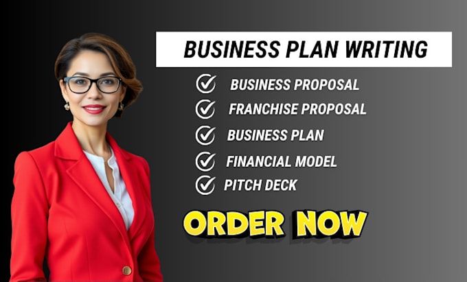 Gig Preview - Write investor ready business plan, financial plan, and pitch deck for startups