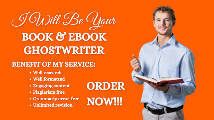 Gig Preview - Ghostwrite nonfiction ebook, self help book writer,  amazon KDP ebook writing