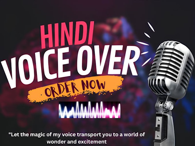 Gig Preview - Be your indian voice over artist in english, hindi and urdu