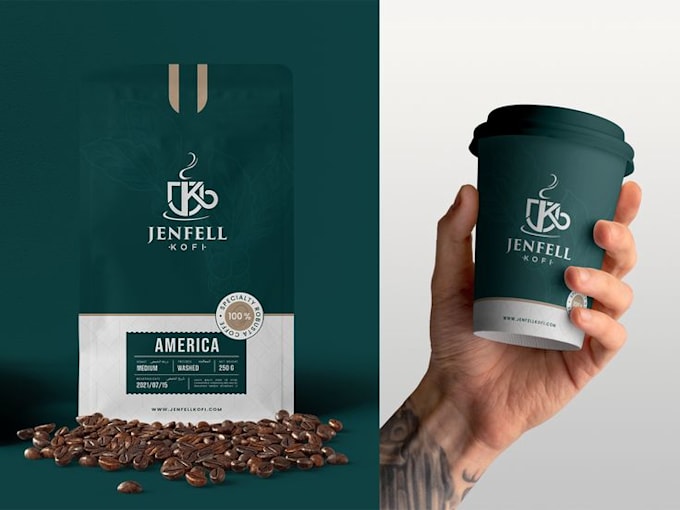 Gig Preview - Design coffee packaging design and coffee label design