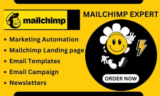 Gig Preview - Do mailchimp email marketing email campaign automation email template design