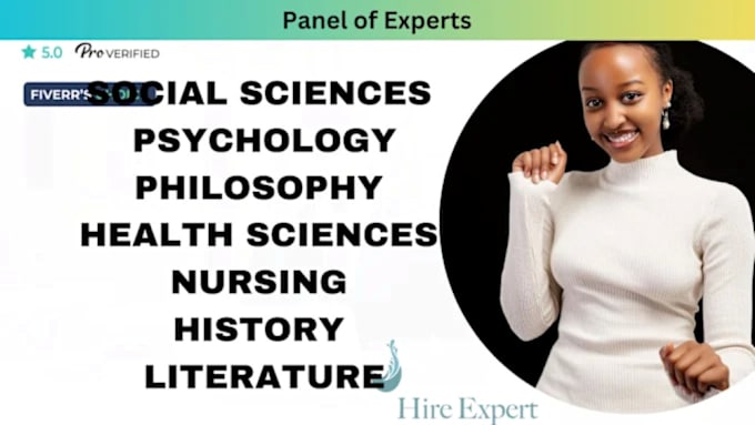 Gig Preview - Do social sciences, psychology, health science, and literature papers