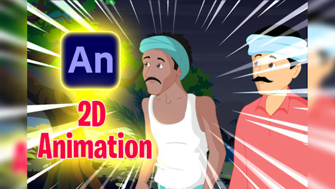 Gig Preview - Make custom 2d animation service with  character animation