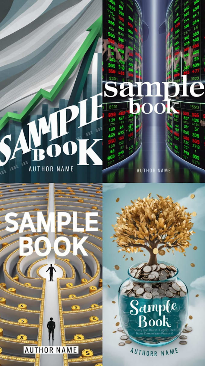 Gig Preview - Make book covers for books and ebooks on financial topics