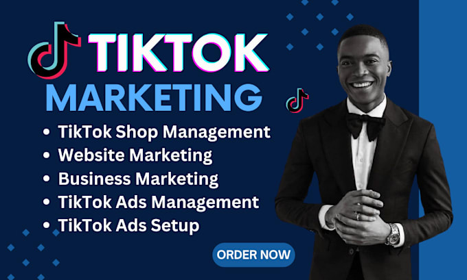 Gig Preview - Be your tiktok shop manager, manage and market tiktok ads and shop