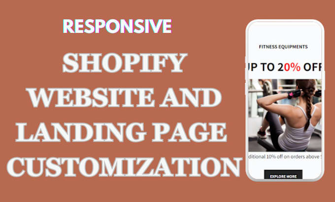 Gig Preview - Design responsive shopify website landing page using gempage, replo  and pagefly