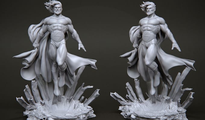 Gig Preview - Convert 2d image to 3d sculpture, dnd, 3d stl file for 3d printing, 3d miniature