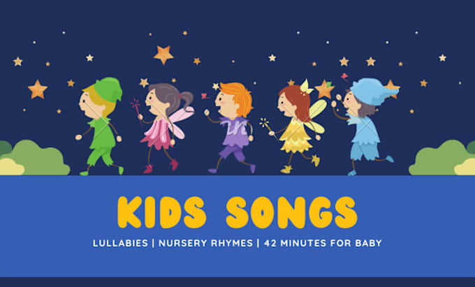 Gig Preview - Compose and write nursery rhyme lullaby kid music  kid educational voice over