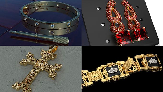 Bestseller - unique design and 3d model of jewelry