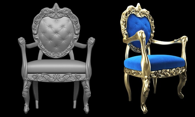 Gig Preview - Do a photorealistic 3d model and rendering of any furniture of your choice