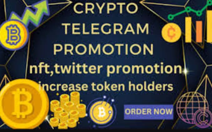 Gig Preview - Hype and promote your crypto telegram, token pump fun promotion