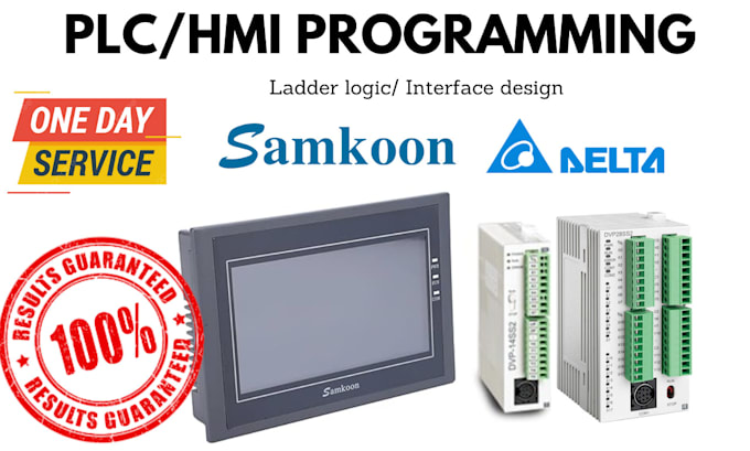 Gig Preview - Do professional plc ladder programming and hmi design for automation systems