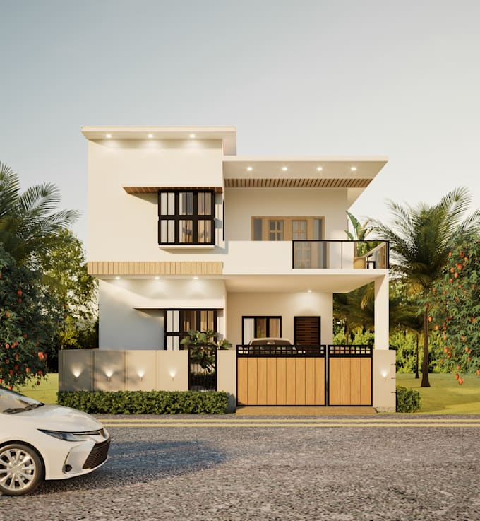 Gig Preview - Design exteriors and interiors photo realistic renders