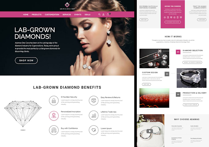 Gig Preview - Build you a shopify jewelry website, accessories store or shopify fashion store