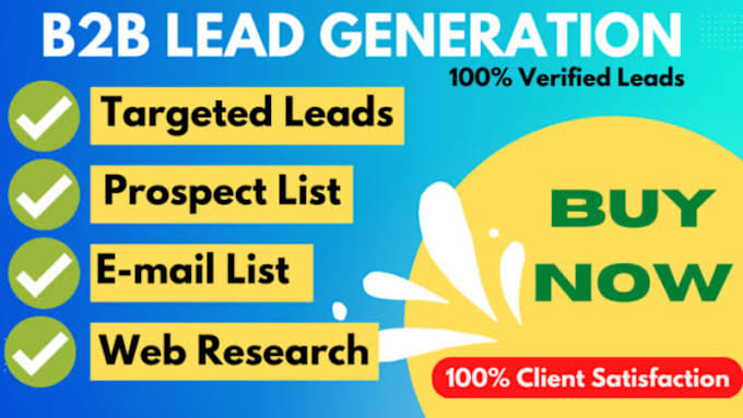 Gig Preview - Research and build 250 targeted prospects leads database