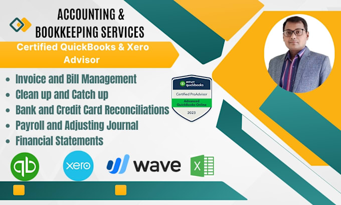 Bestseller - manage your business bookkeeping using by quickbooks online xero  wave