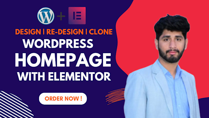 Bestseller - clone redesign or revamp wordpress homepage with elementor pro