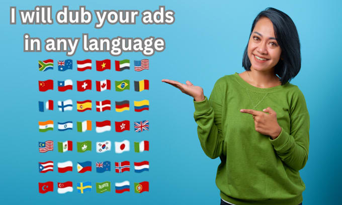 Bestseller - dubbing and voice over for social media ads in any language