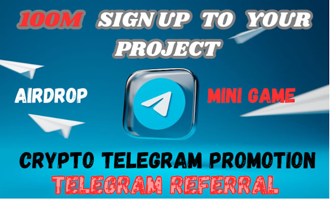 Gig Preview - Boost your telegram group and channel twitter crypto promotion to sellout token