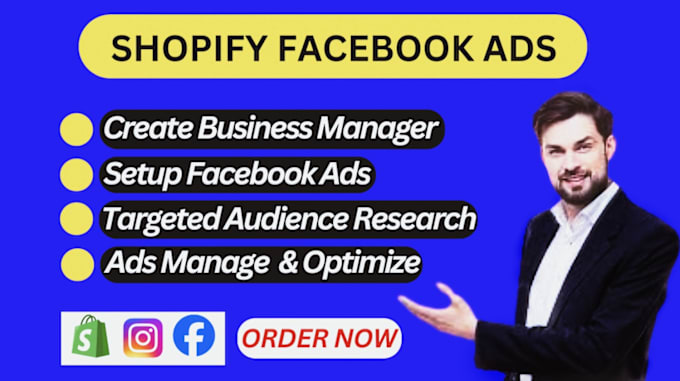 Gig Preview - Maximize shopify sales with shopify facebook ads campaign