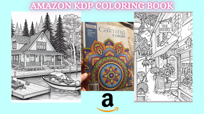 Gig Preview - Design adult coloring book, christmas kids coloring book, activity book workbook