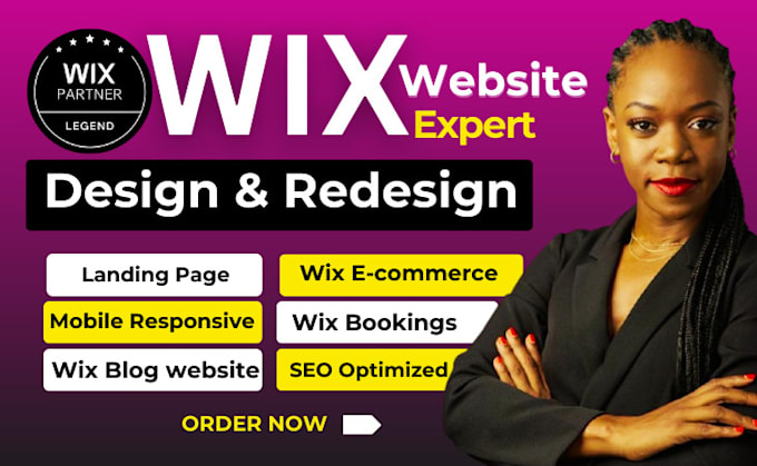 Gig Preview - Wix website redesign wix website design wix website redesign wix website design