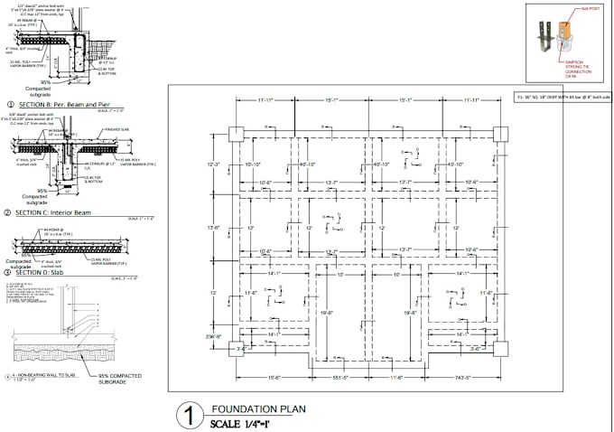 Gig Preview - Do wood, steel, and concrete structural design, structural engineer