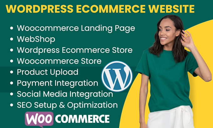 Gig Preview - Design woocommerce store webshop online store wordpress shop with woocommerce