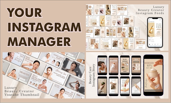 Gig Preview - Your instagram social media manager for your bussines