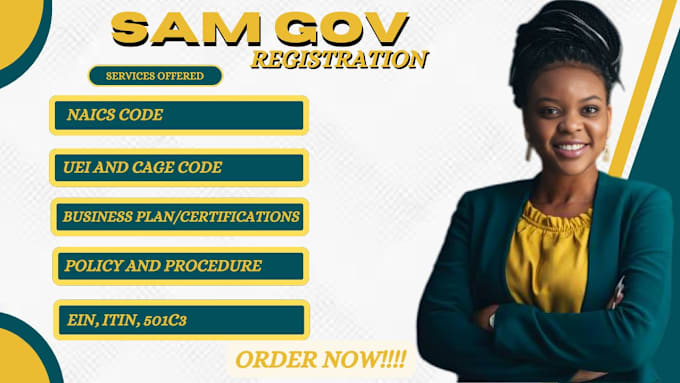 Gig Preview - Sam gov cage code uei bid proposal business plan policy and procedure